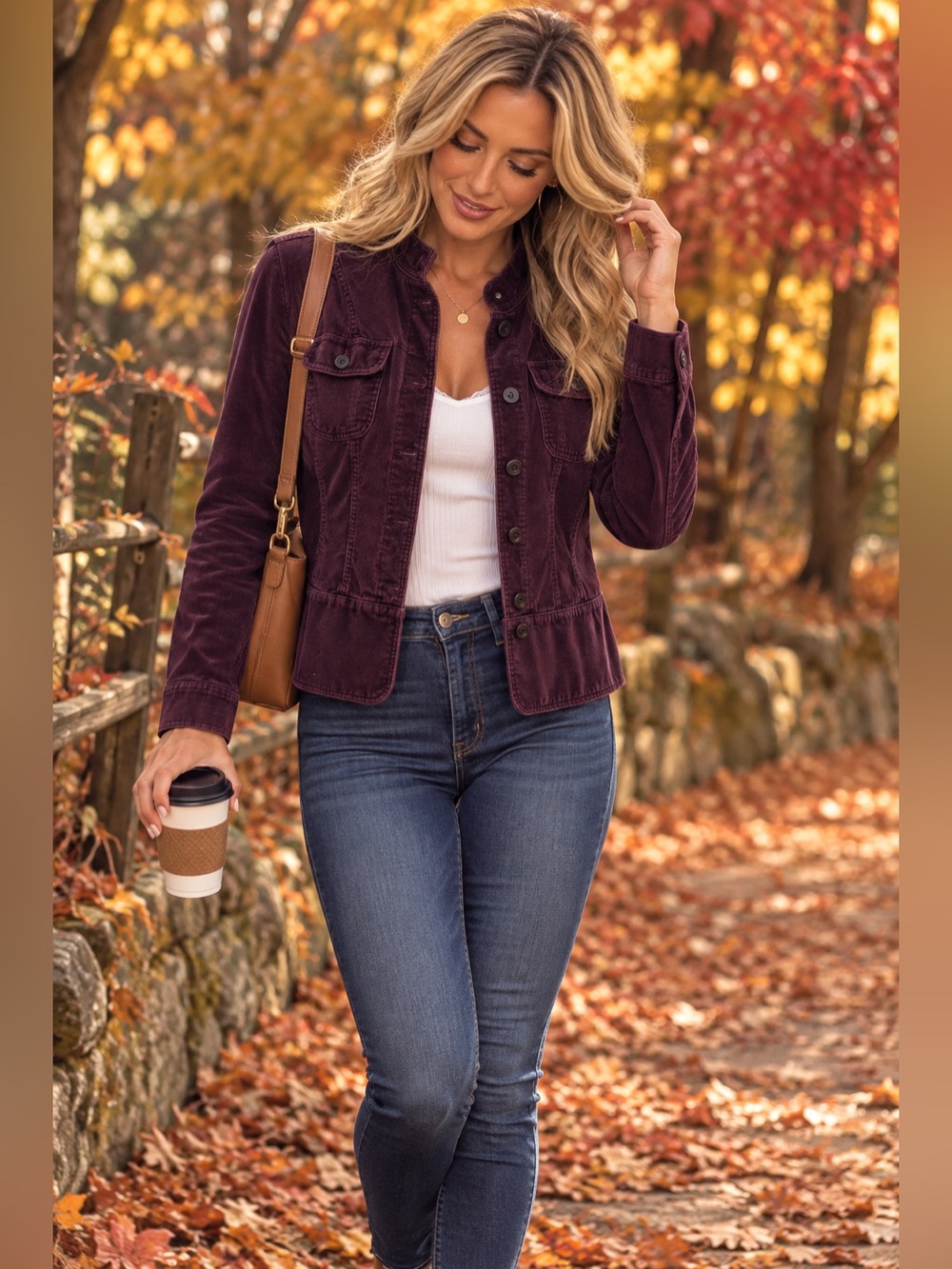 Purple Fall Covington Jacket